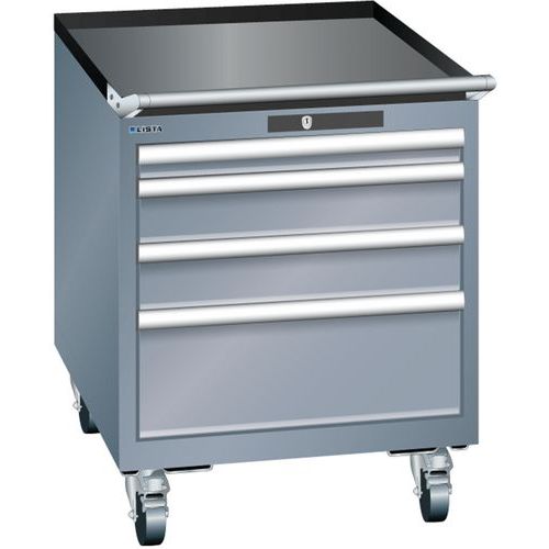 Armoires à Tiroirs Gris 564x725x723 Avec 4 Tiroirs 75kg