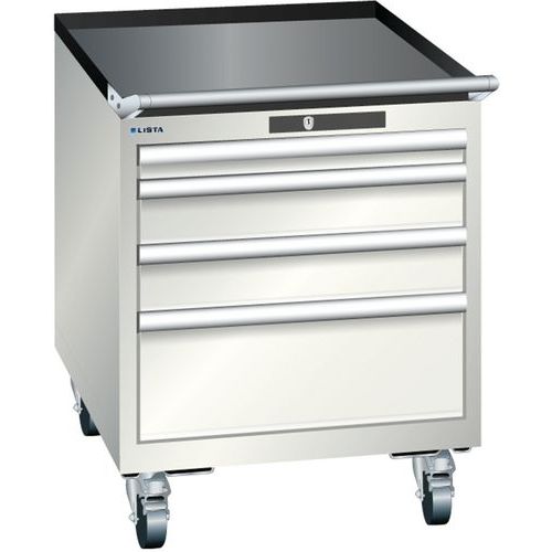 Armoire Blanc Gris 564x725x723 Avec 4 Tir. 75kg _ 14.281.180