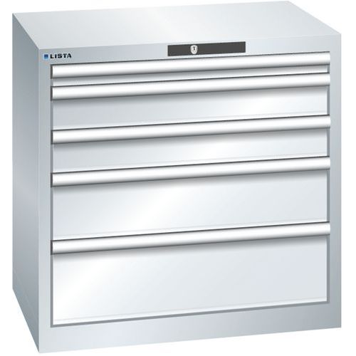 Armoire Gris Clair 717x572x700 Avec 5 Tir. 75kg _ 78.556.020