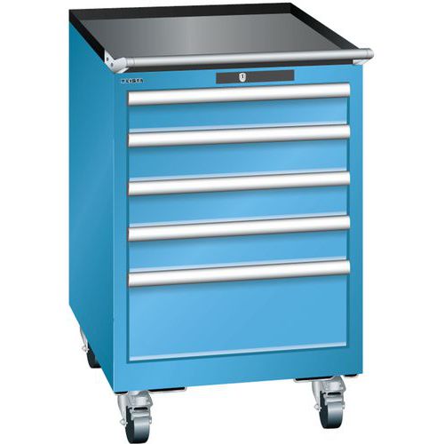 Armoire Bleu Clair 564x572x890 Avec 5 Tir. 75kg _ 14.249.010