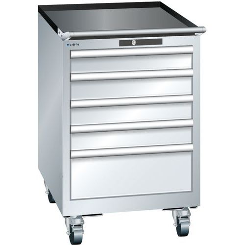 Armoire Gris Clair 564x572x890 Avec 5 Tir. 75kg _ 14.249.020