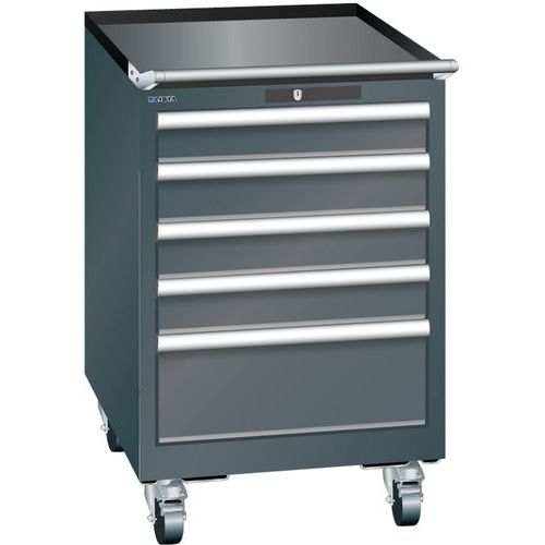 Armoire Noir 564x572x890 Avec 5 Tir. 75kg _ 14.249.060