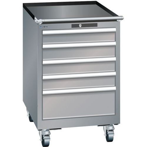 Armoire Gris Pigeon 564x572x890 Avec 5 Tir. 75kg