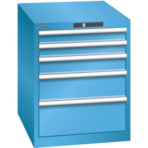 Armoire Bleu Clair 564x725x700 Avec 5 Tir. 75kg _ 78.518.010