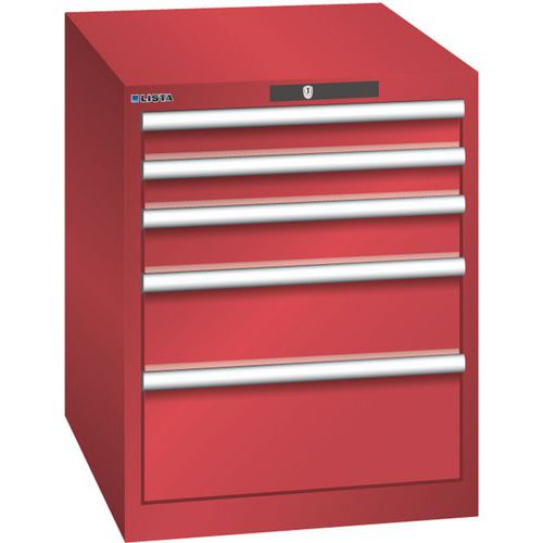 Armoire Rouge 564x725x700 Avec 5 Tir. 75kg _ 78.518.070