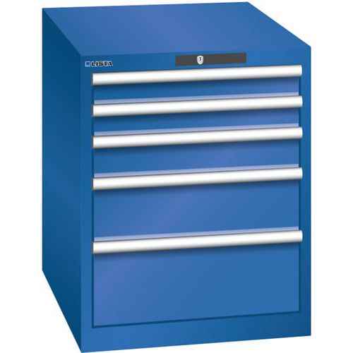 Armoire Bleu Sécu. 564x725x700 Avec 5 Tir. 75kg _ 78.518.100