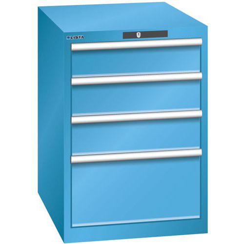 Armoire Bleu Clair 564x725x850 Avec 4 Tir. 75kg _ 78.525.010