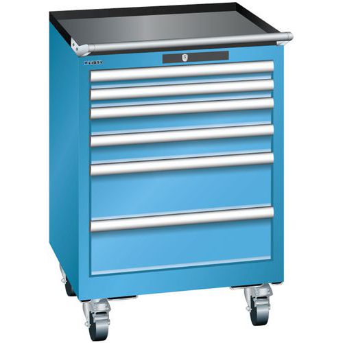 Armoire Bleu Clair 564x572x840 Avec 6 Tir. 75kg _ 78.493.010