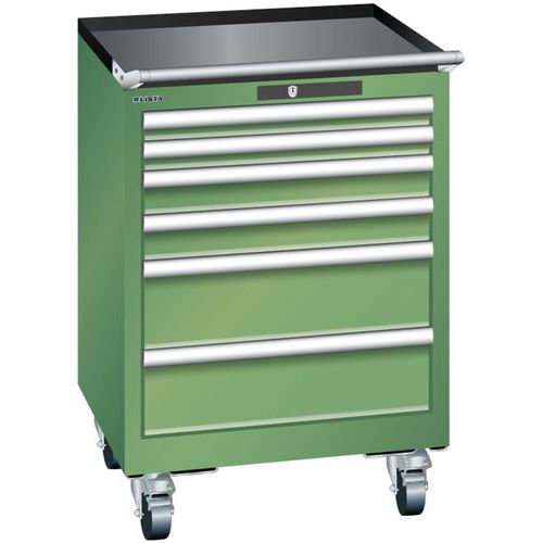 Armoire Vert 564x572x840 Avec 6 Tir. 75kg _ 78.493.030