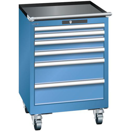 Armoire Bleu Cap. 564x572x840 Avec 6 Tir. 75kg _ 78.493.040