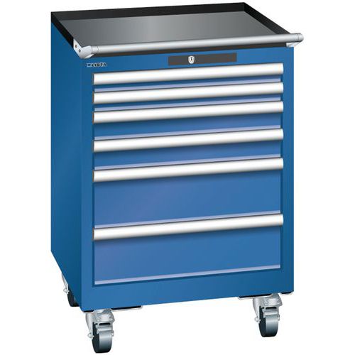 Armoire Bleu Gent. 564x572x840 Avec 6 Tir. 75kg _ 78.493.090