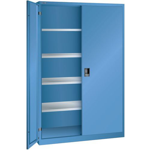 Armoire Bleu Cap. 1250x500x1950 Avec 4 Rayons Amo.