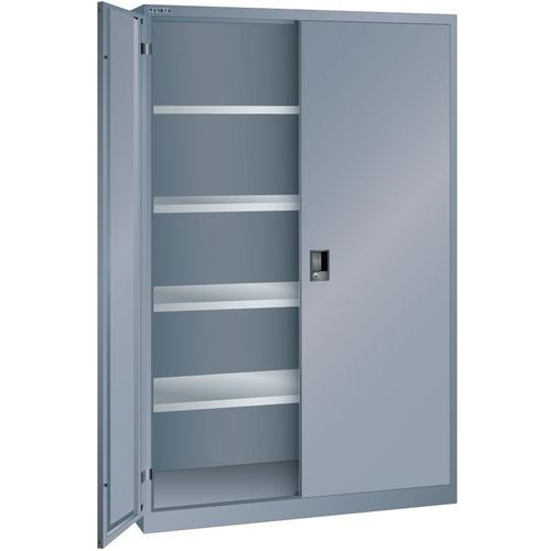 Armoire Gris 1250x500x1950 Avec 4 Rayons Amo. _ 60.421.050