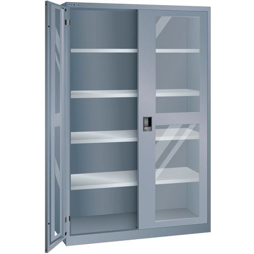 Armoire Gris 1250x500x1950 Avec 4 Rayons Amo. _ 60.584.050