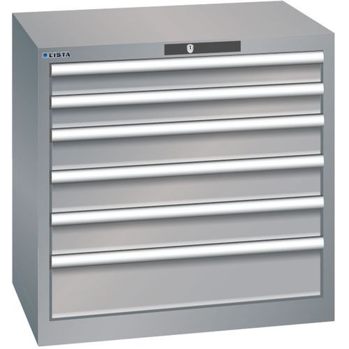 Armoire Gris Pigeon 717x572x700 Avec 6 Tir. 75kg