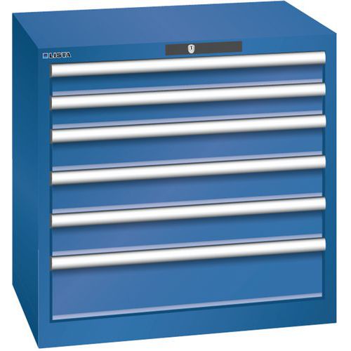 Armoire Bleu Gent. 717x572x700 Avec 6 Tir. 75kg _ 78.564.090