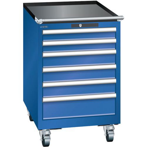 Armoire Bleu Sécu. 564x572x890 Avec 6 Tir. 75kg _ 14.245.100