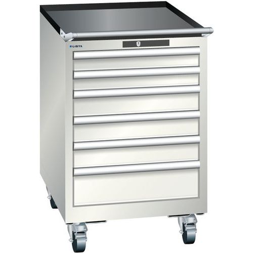 Armoire Blanc Gris 564x572x890 Avec 6 Tir. 75kg _ 14.245.180