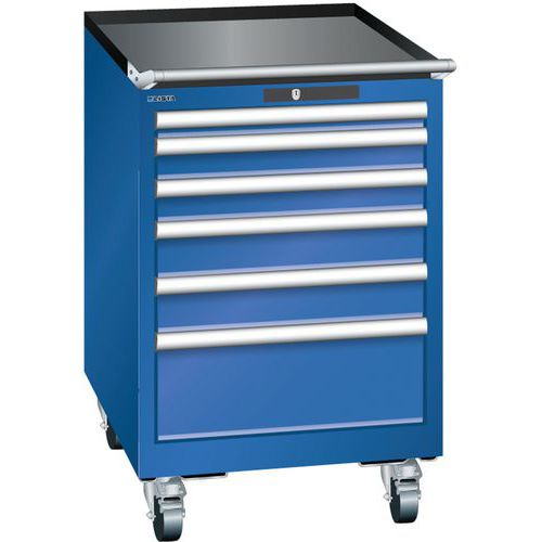 Armoire Bleu Sécu. 564x572x890 Avec 6 Tir. 75kg _ 14.247.100