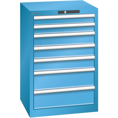 Armoire Bleu Clair 564x572x850 Avec 7 Tir. 75kg _ 14.252.010