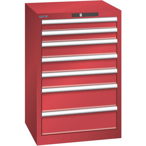 Armoire Rouge 564x572x850 Avec 7 Tir. 75kg _ 14.252.070