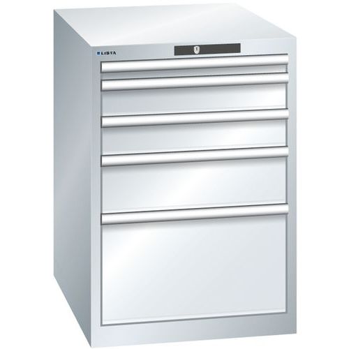 Armoire Gris Clair 564x725x800 Avec 5 Tir. 75kg _ 14.368.020