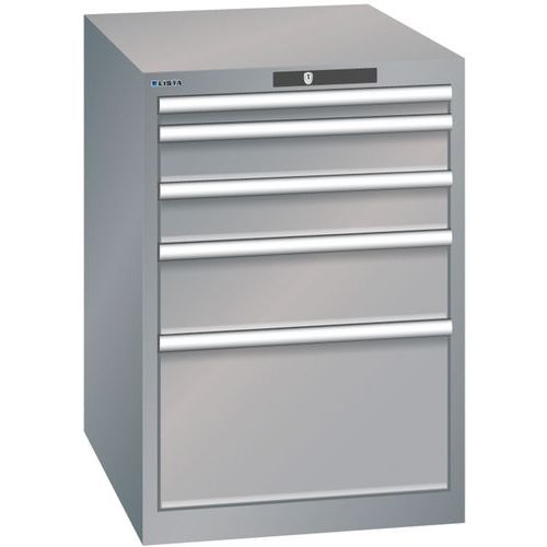 Armoire Gris Pigeon 564x725x800 Avec 5 Tir. 75kg