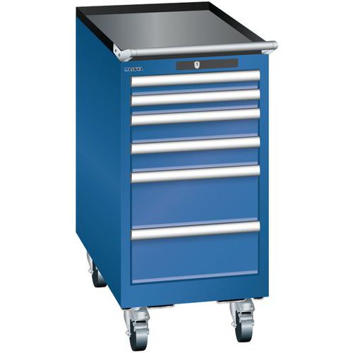 Armoire Bleu Gent. 411x725x840 Avec 6 Tir. 75kg _ 78.457.090