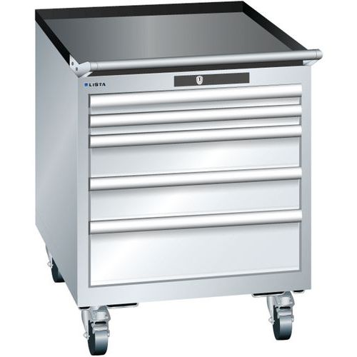 Armoire Gris Clair 564x725x723 Avec 5 Tir. 75kg _ 14.331.020