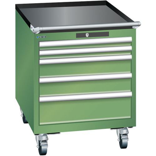 Armoire Vert 564x725x723 Avec 5 Tir. 75kg _ 14.331.030