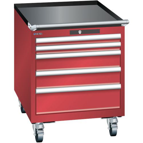 Armoire Rouge 564x725x723 Avec 5 Tir. 75kg _ 14.331.070