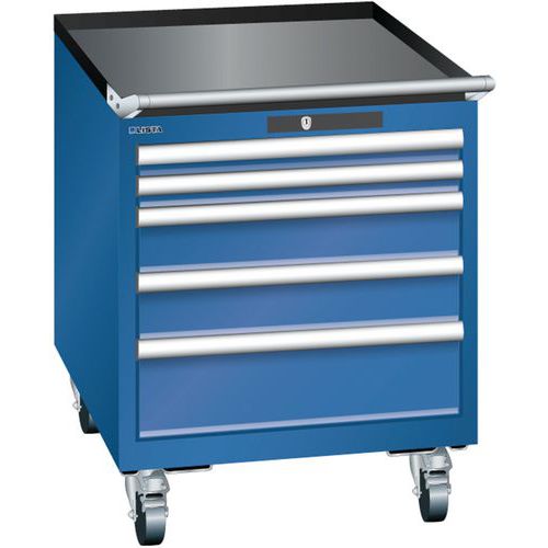 Armoire Bleu Gent. 564x725x723 Avec 5 Tir. 75kg _ 14.331.090