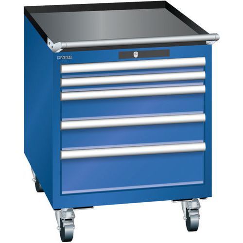 Armoire Bleu Sécu. 564x725x723 Avec 5 Tir. 75kg _ 14.331.100