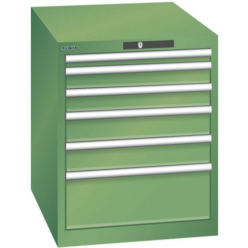 Armoire Vert 564x725x700 Avec 6 Tir. 75kg _ 14.352.030