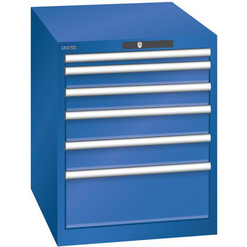 Armoire Bleu Sécu. 564x725x700 Avec 6 Tir. 75kg _ 14.352.100