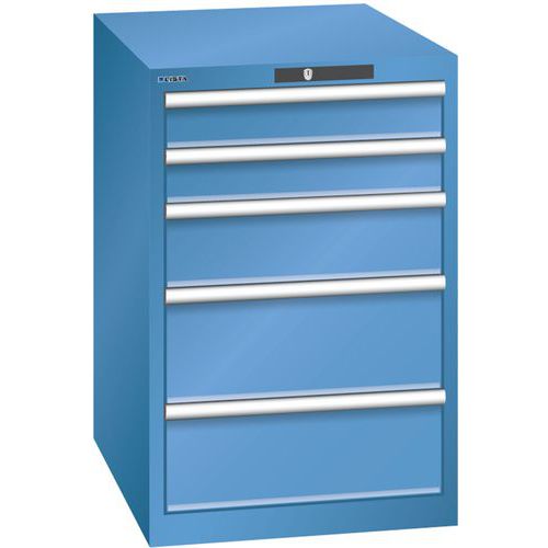 Armoire Bleu Cap. 564x725x850 Avec 5 Tir. 75kg _ 14.399.040