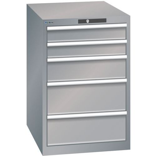 Armoire Gris Pigeon 564x725x850 Avec 5 Tir. 75kg