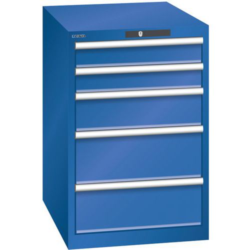 Armoire Bleu Sécu. 564x725x850 Avec 5 Tir. 75kg _ 14.399.100