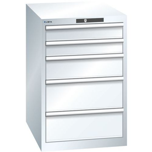 Armoire Blanc Pur 564x725x850 Avec 5 Tir. 75kg _ 14.399.110