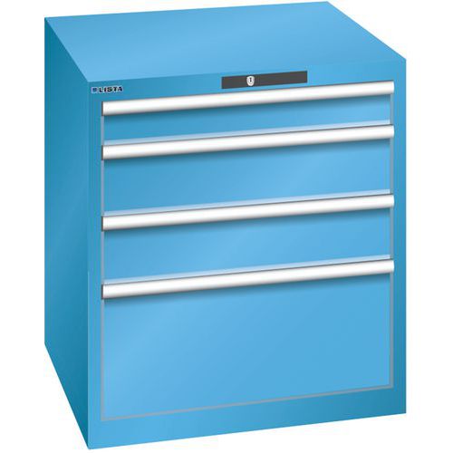 Armoire Bleu Clair 717x725x800 Avec 4 Tir. 75kg _ 78.632.010