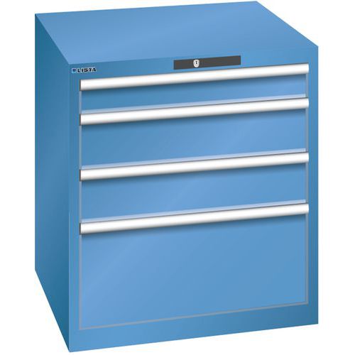 Armoire Bleu Cap. 717x725x800 Avec 4 Tir. 75kg _ 78.632.040