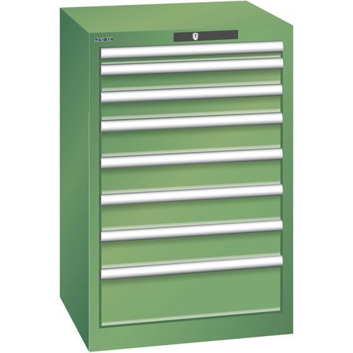 Armoire Vert 564x572x850 Avec 8 Tir. 75kg _ 14.250.030