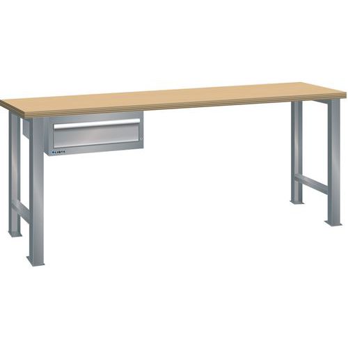 Établis Gris Pigeon 2000x800x900 Cap. 500kg Et 1 Tir. 75kg