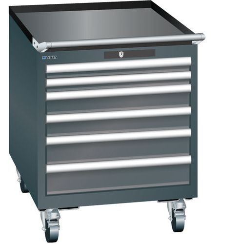 Armoire Noir 564x725x723 Avec 6 Tir. 75kg _ 14.347.060