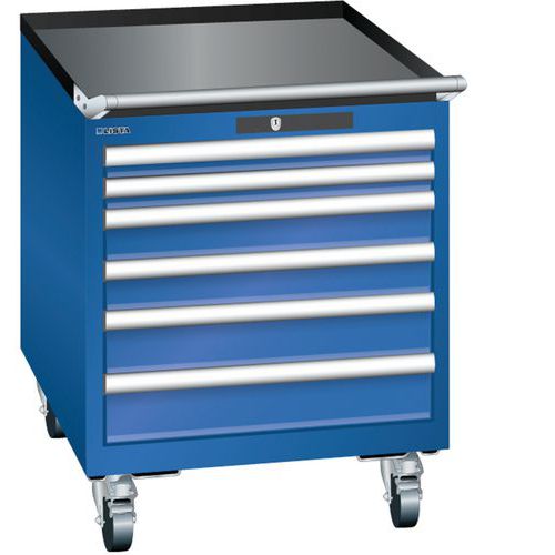 Armoire Bleu Sécu. 564x725x723 Avec 6 Tir. 75kg _ 14.347.100