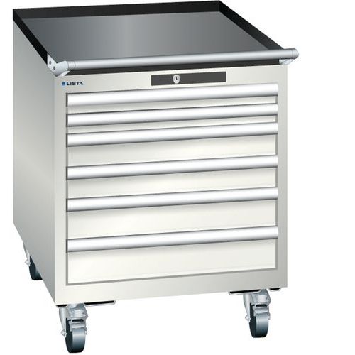 Armoire Blanc Gris 564x725x723 Avec 6 Tir. 75kg _ 14.347.180