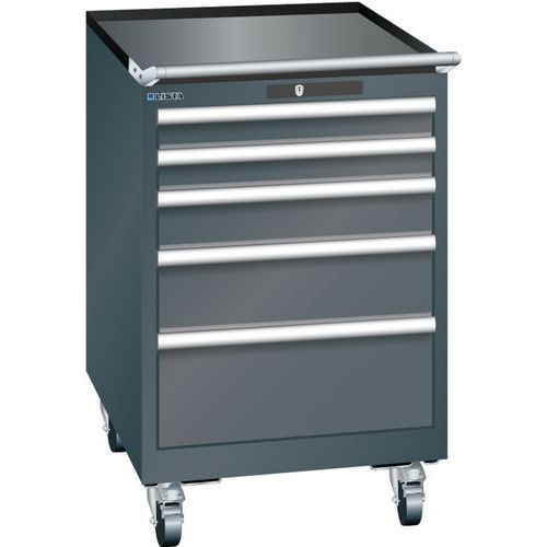 Armoire Noir 564x725x890 Avec 5 Tir. 75kg _ 78.546.060