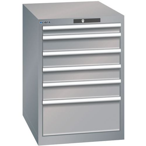 Armoire Gris Pigeon 564x725x850 Avec 6 Tir. 75kg