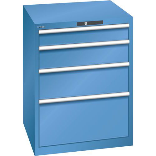 Armoire Bleu Cap. 717x725x850 Avec 4 Tir. 200kg _ 79.498.040