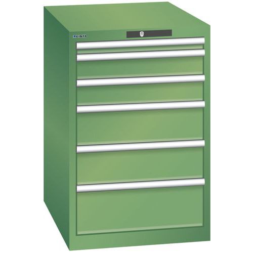 Armoire Vert 564x725x850 Avec 6 Tir. 75kg _ 14.407.030
